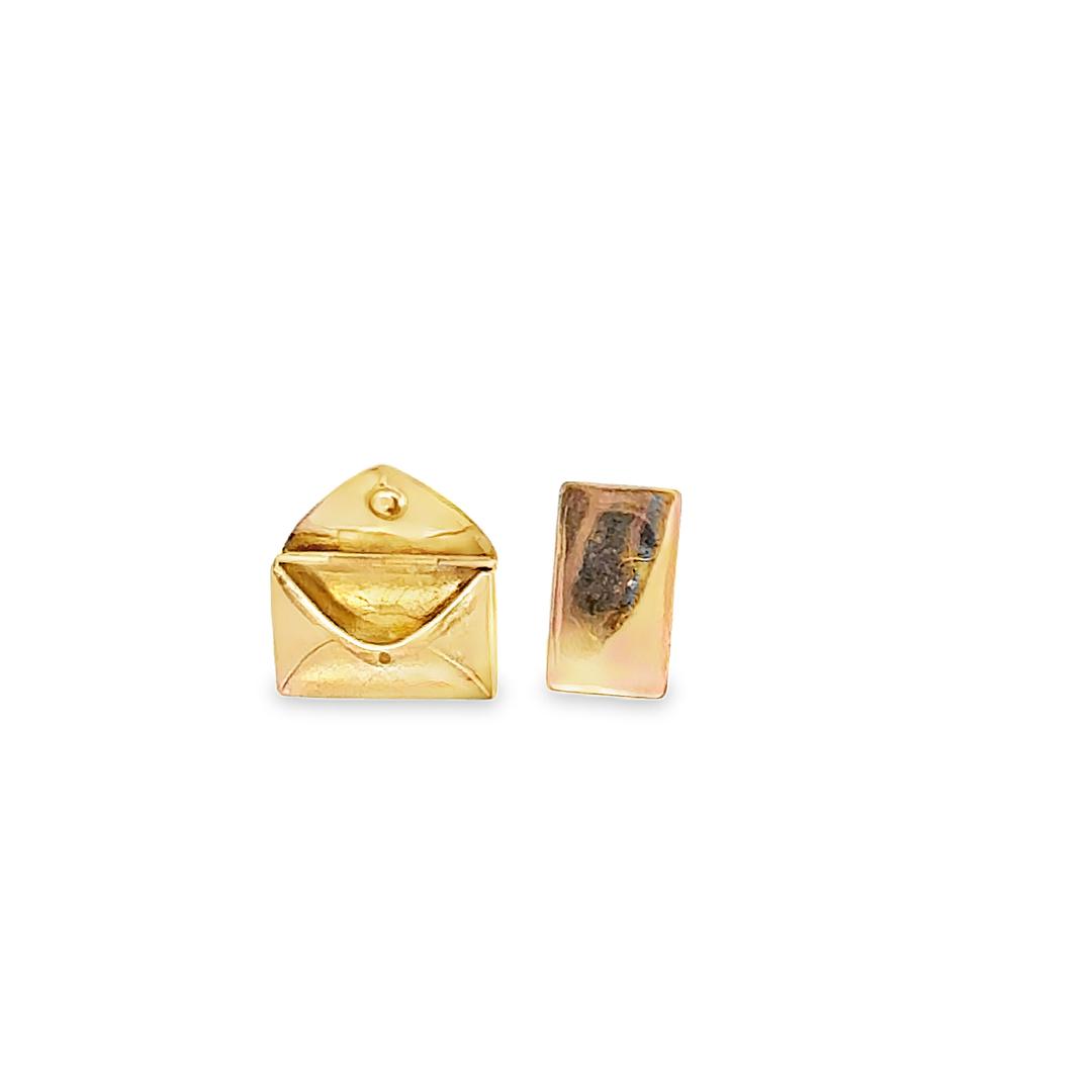 Vintage Envelope Charm in 9k