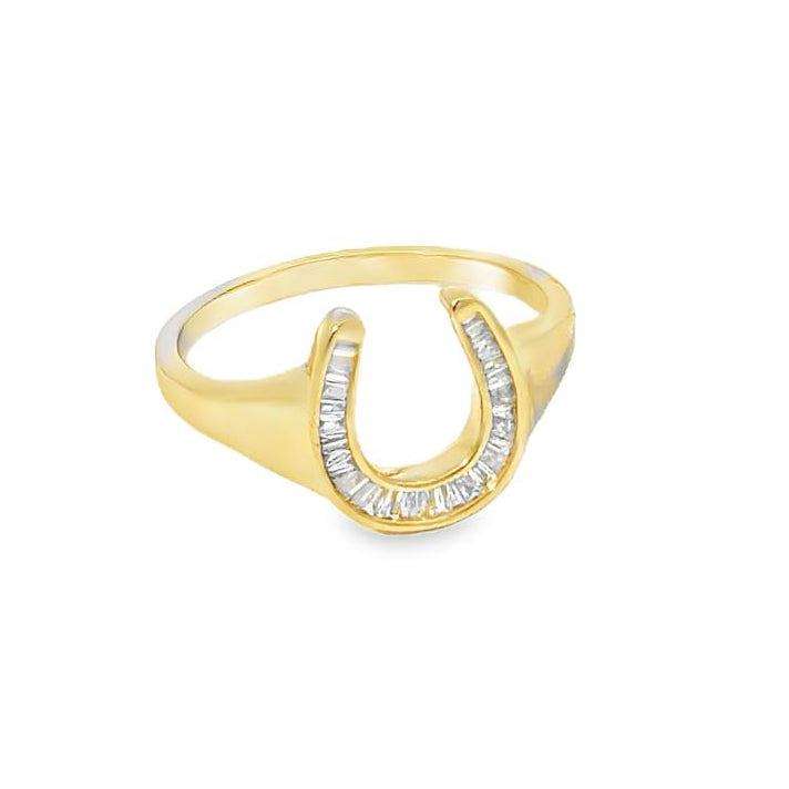 Vintage Horseshoe Ring in 14k