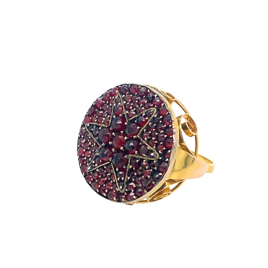 Vintage Garnet Ring in 14K