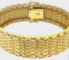 Load image into Gallery viewer, Vintage Woven Bracelet in 18K
