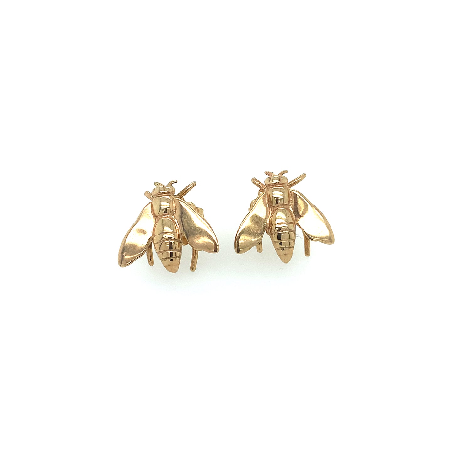 Bee Earrings in 14k