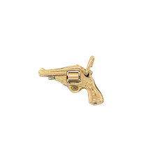 Load image into Gallery viewer, Vintage Articulated Gun Charm in 14k

