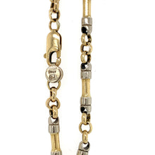 Load image into Gallery viewer, Yellow &amp; White Gold Link in 14k
