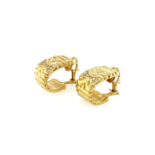 Load image into Gallery viewer, &quot;Bulgari&quot; Style Diamond Earrings in 18K
