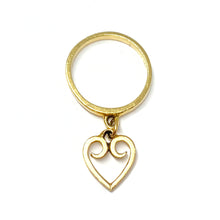 Load image into Gallery viewer, Heart Ring in 14k

