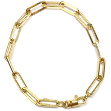 Load image into Gallery viewer, Hollow Link Bracelet in 14k
