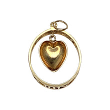 Load image into Gallery viewer, Vintage I Love You Charm in 14k
