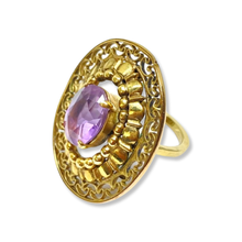 Load image into Gallery viewer, Amethyst Ring in 14k
