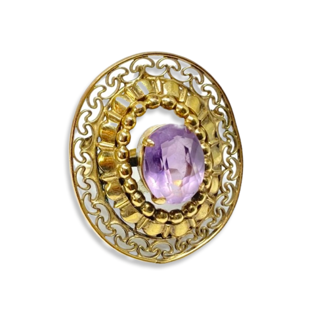 Vintage Amethyst Ring in 14k